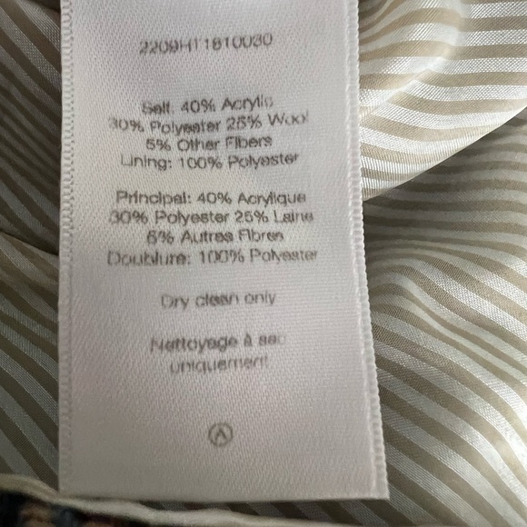 VERONICA BEARD | Faustine Dickey Houndstooth Mixed Media Jacket Blue Multi 00 - Picture 14 of 14